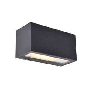 Lámpara Solar Híbrida Arbotante LED 9 W, Luz Cálida Brillante, Brillo Ajustable, IP54, No atenuable Lámpara Solar Híbrida Arbotante LED 9 W, Luz Cálida Brillante, Brillo Ajustable, IP54, No atenuable