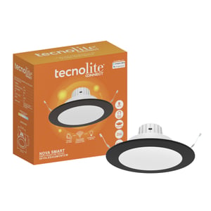 Lámpara Empotrable LED Inteligente WiFi 9 W, Luz Blanca Ajustable, Atenuable, Compatible con App móvil y Asistentes de voz Lámpara Empotrable LED Inteligente WiFi 9 W, Luz Blanca Ajustable, Atenuable, Compatible con App móvil y Asistentes de voz