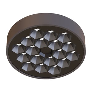 Lámpara Plafón LED Techo Honeycomb 10 W, Luz Neutra, Diseño Hexagonal, IRC 90, No atenuable Lámpara Plafón LED Techo Honeycomb 10 W, Luz Neutra, Diseño Hexagonal, IRC 90, No atenuable
