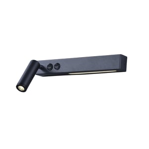 Lámpara de Pared con Luz de Lectura LED 10 W, Luz Cálida Brillante, Spot Dirigible, Apagadores Integrados Lámpara de Pared con Luz de Lectura LED 10 W, Luz Cálida Brillante, Spot Dirigible, Apagadores Integrados