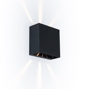 Lámpara de Pared Arbotante Exterior LED 11 W, Luz Cálida Brillante, Ángulo Ajustable, IP54, No atenuable Lámpara de Pared Arbotante Exterior LED 11 W, Luz Cálida Brillante, Ángulo Ajustable, IP54, No atenuable
