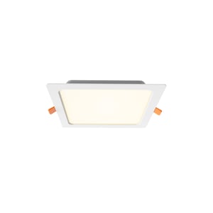 Lámpara Empotrable Downlight LED 12 W, Luz Cálida Brillante, No atenuable, Multivoltaje Lámpara Empotrable Downlight LED 12 W, Luz Cálida Brillante, No atenuable, Multivoltaje