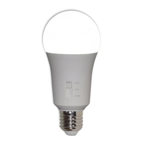 Foco A19 LED 13 W, Selector de Potencia, Base E27, Luz de Día, No atenuable Foco A19 LED 13 W, Selector de Potencia, Base E27, Luz de Día, No atenuable