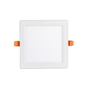 Lámpara Empotrable Ajustable Downlight LED 12 W con Marco de Luz 4 W, Luz Blanca Ajustable, No atenuable Lámpara Empotrable Ajustable Downlight LED 12 W con Marco de Luz 4 W, Luz Blanca Ajustable, No atenuable