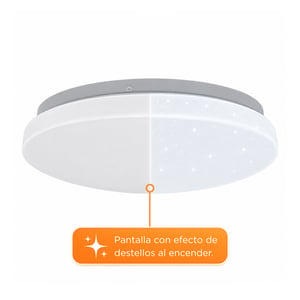 Lámpara de Techo Plafón LED 18 W, Luz de Día, No atenuable Lámpara de Techo Plafón LED 18 W, Luz de Día, No atenuable
