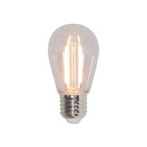 Foco S14 360° Filamento LED 1 W, Base E27, Luz Cálida Suave, 12 V, No atenuable Foco S14 360° Filamento LED 1 W, Base E27, Luz Cálida Suave, 12 V, No atenuable