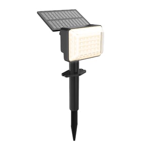 Lámpara Solar con Estaca LED 1.3 W, Luz Cálida Brillante, 2 en 1, IP44, No atenuable Lámpara Solar con Estaca LED 1.3 W, Luz Cálida Brillante, 2 en 1, IP44, No atenuable
