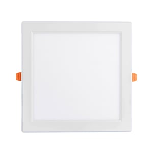 Lámpara Empotrable Ajustable Downlight LED 18 W con Marco de Luz 6 W, Luz Blanca Ajustable, No atenuable Lámpara Empotrable Ajustable Downlight LED 18 W con Marco de Luz 6 W, Luz Blanca Ajustable, No atenuable