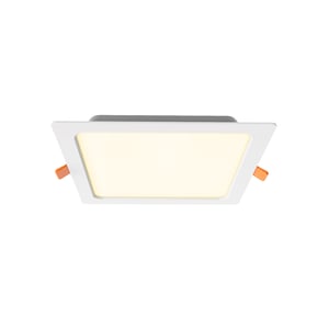 Lámpara Empotrable Downlight LED 24 W, Luz Cálida Brillante, No atenuable, Multivoltaje Lámpara Empotrable Downlight LED 24 W, Luz Cálida Brillante, No atenuable, Multivoltaje
