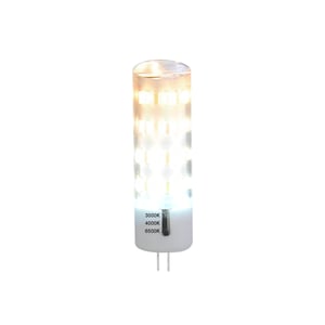 Foco G4 LED 3.5 W 12 V, Luz Blanca Ajustable, Base G4, Transparente, Atenuable Foco G4 LED 3.5 W 12 V, Luz Blanca Ajustable, Base G4, Transparente, Atenuable
