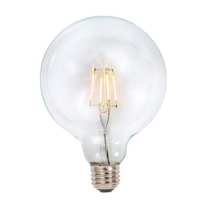 Foco Globo G125 LED Filamento 4.5 W, Luz Cálida Suave, Base E27, No Atenuable Foco Globo G125 LED Filamento 4.5 W, Luz Cálida Suave, Base E27, No Atenuable