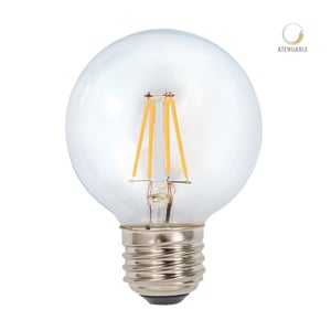 Foco Globo G80 LED Filamento 4.5 W, Luz Cálida Suave, Base E27, Atenuable Foco Globo G80 LED Filamento 4.5 W, Luz Cálida Suave, Base E27, Atenuable