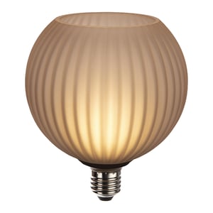 Foco Globo G120 LED 4.5 W, Luz Ámbar, Base E27, No atenuable Foco Globo G120 LED 4.5 W, Luz Ámbar, Base E27, No atenuable