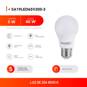 5A19LED65V200-3 5A19LED65V200-3