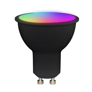 Foco GU10 LED Inteligente WiFi 5 W, Luz RGB + Blanca, Base GU10, Atenuable, Compatible con App móvil y Asistentes de voz Foco GU10 LED Inteligente WiFi 5 W, Luz RGB + Blanca, Base GU10, Atenuable, Compatible con App móvil y Asistentes de voz