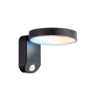 Lámpara Solar Arbotante LED 5 W, Luz Cálida Brillante, Sensor de Movimiento, IP44, No atenuable Lámpara Solar Arbotante LED 5 W, Luz Cálida Brillante, Sensor de Movimiento, IP44, No atenuable