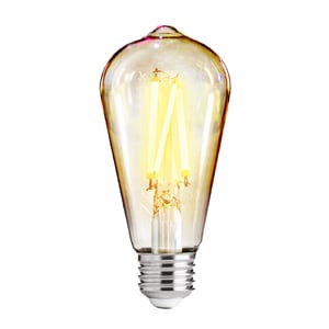 Foco Vintage LED Inteligente ST64 WiFi 5.5 W, Luz Blanca Dinámica, Base E27, Atenuable, Compatible con App móvil y Asistentes de voz Foco Vintage LED Inteligente ST64 WiFi 5.5 W, Luz Blanca Dinámica, Base E27, Atenuable, Compatible con App móvil y Asistentes de voz