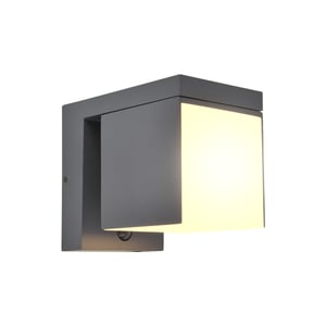 Lámpara Solar Híbrida Arbotante LED 8 W, Luz Cálida Brillante, Sensor de Movimiento, IP44, No atenuable Lámpara Solar Híbrida Arbotante LED 8 W, Luz Cálida Brillante, Sensor de Movimiento, IP44, No atenuable