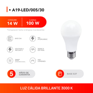 A19-LED/005/30-3P A19-LED/005/30-3P