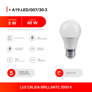 A19-LED/007/30-3 A19-LED/007/30-3
