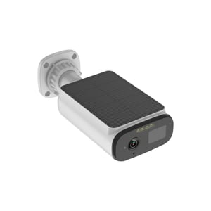 Cámara de Seguridad Exterior WiFi Inteligente con Panel Solar, Visión Nocturna, Compatible con App móvil y Asistentes de voz Cámara de Seguridad Exterior WiFi Inteligente con Panel Solar, Visión Nocturna, Compatible con App móvil y Asistentes de voz
