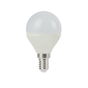 Foco Globo 45 LED 4 W, Luz Cálida Brillante, Base E14, No atenuable Foco Globo 45 LED 4 W, Luz Cálida Brillante, Base E14, No atenuable