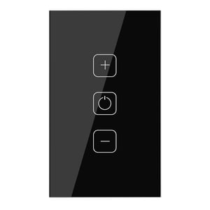 Atenuador Inteligente Táctil WiFi 1 Circuito, Requiere Cable Neutro, Compatible con App móvil y Asistentes de voz Atenuador Inteligente Táctil WiFi 1 Circuito, Requiere Cable Neutro, Compatible con App móvil y Asistentes de voz