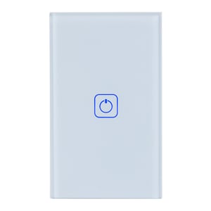 Apagador Inteligente Táctil WiFi 1 Circuito, Requiere Cable Neutro, Compatible con App móvil y Asistentes de voz Apagador Inteligente Táctil WiFi 1 Circuito, Requiere Cable Neutro, Compatible con App móvil y Asistentes de voz