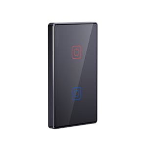 Apagador Inteligente Táctil WiFi 2 Circuitos, Requiere Cable Neutro, Compatible con App móvil y Asistentes de voz Apagador Inteligente Táctil WiFi 2 Circuitos, Requiere Cable Neutro, Compatible con App móvil y Asistentes de voz