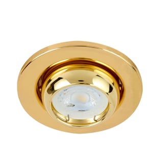 Lámpara Empotrable Downlight Dirigible, Potencia Máx. 6 W, Base GX5.3, Foco MR16 no incluido Lámpara Empotrable Downlight Dirigible, Potencia Máx. 6 W, Base GX5.3, Foco MR16 no incluido