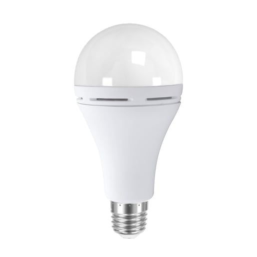 Foco de Emergencia Recargable A19 LED 9 W, Luz de Día, Base E27, Portátil