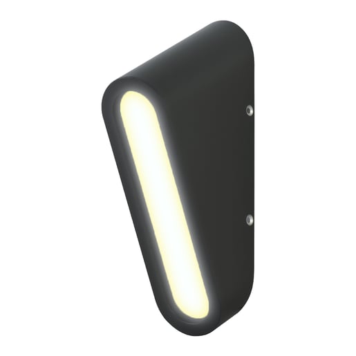 Lámpara de Pared Arbotante LED Exterior 9 W, Luz Cálida Brillante, IP54, IK06, No atenuable