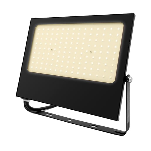 Reflector LED Exterior 100 W, Luz Cálida Brillante, IP66, IK05, No Atenuable, LED integrado