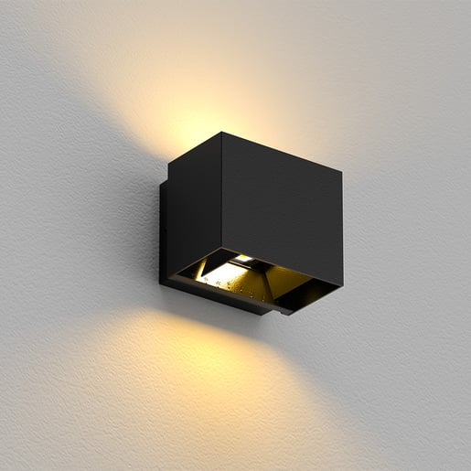 Lámpara de Pared Arbotante LED Exterior 10 W, Luz Blanca Ajustable, IP65, IK06, No atenuable