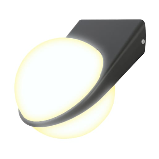 Lámpara de Pared Arbotante LED Exterior 10 W, Luz Cálida Brillante, IP54, IK06, No atenuable