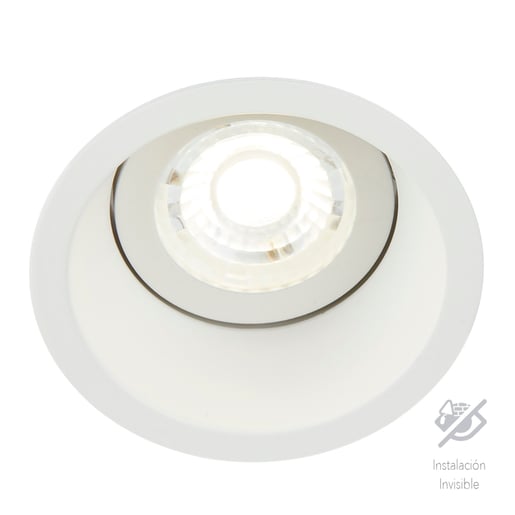 Lámpara Downlight Empotrable Dirigible, Potencia Máx. 60 W, Base GX5.3, Foco MR16 no incluido