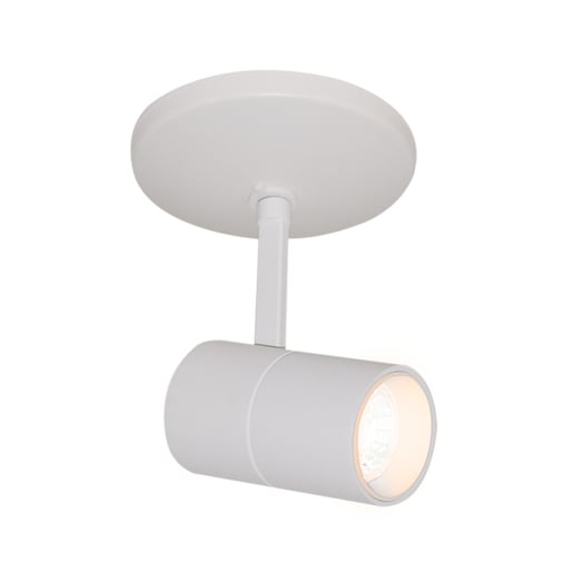 Lámpara Spot LED de Sobreponer Dirigible 12 W, Luz Blanca Ajustable, IRC 90, No Atenuable