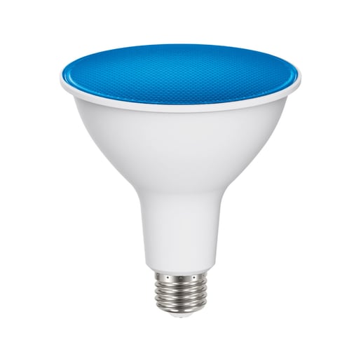 Foco PAR38 LED 13.5 W, Luz Azul, Base E27, No atenuable