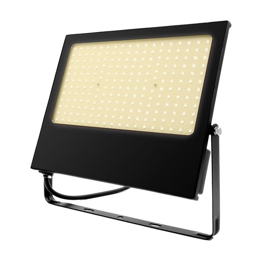 Reflector LED Exterior 150 W, Luz Cálida Brillante, IP66, IK05, No Atenuable, LED integrado