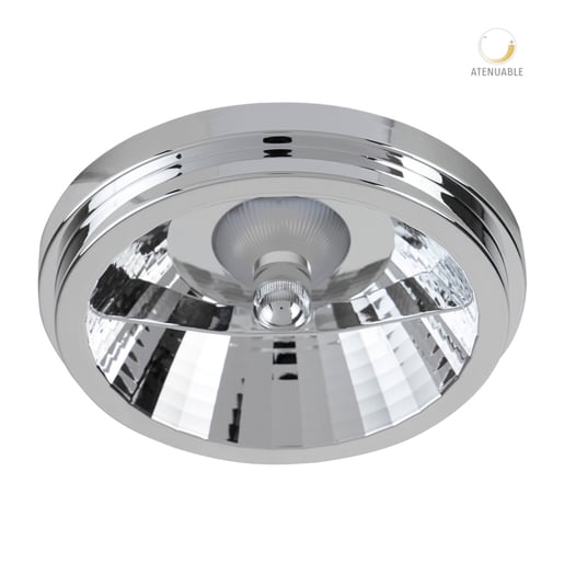 Foco AR111 LED 15 W, Luz Suave Cálida, Base G53, Atenuable