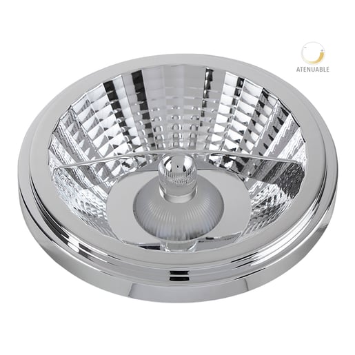 Foco AR111 LED 15 W, Luz Blanca Neutra, Base G53, Atenuable