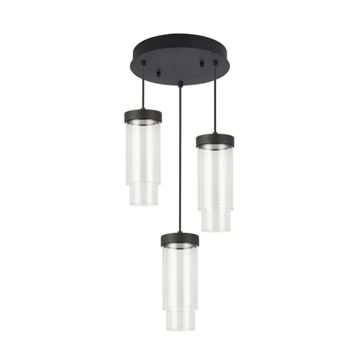 Lámpara Colgante LED 15 W Exterior 2.13 m de Altura, Luz Cálida Brillante, IP44, No atenuable Lámpara Colgante LED 15 W Exterior 2.13 m de Altura, Luz Cálida Brillante, IP44, No atenuable