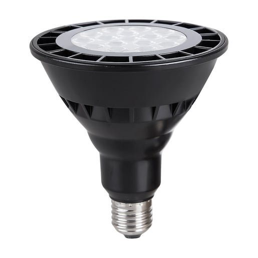 Foco PAR38 LED 16 W, Luz Ámbar, Base E27, IP65, No atenuable