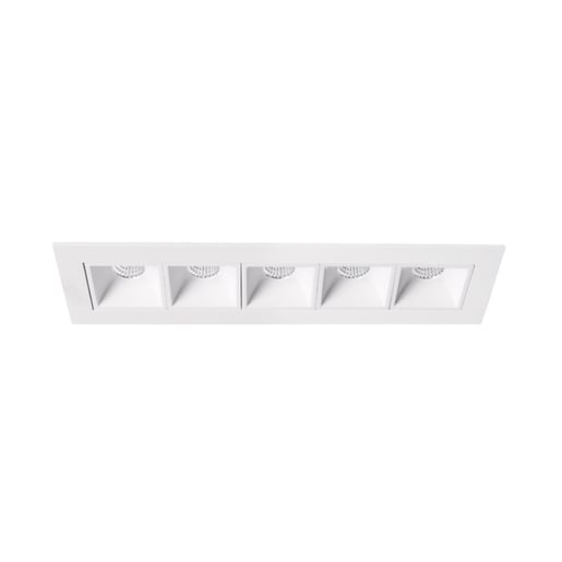 Lámpara Downlight LED Empotrable 17 W, Luz Suave Cálida, No atenuable, LED integrado