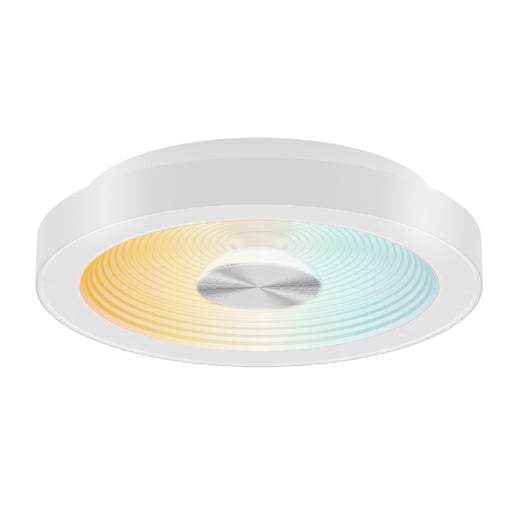 Lámpara Plafón LED Techo 18 W, Luz Blanca Ajustable, IP54, IK06, No atenuable