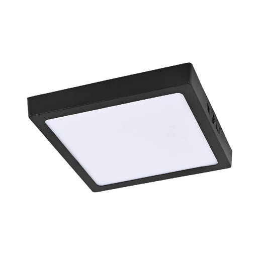 Lámpara Plafón LED de Sobreponer 18 W, Luz Suave Cálida, Interiores, No atenuable, LED integrado