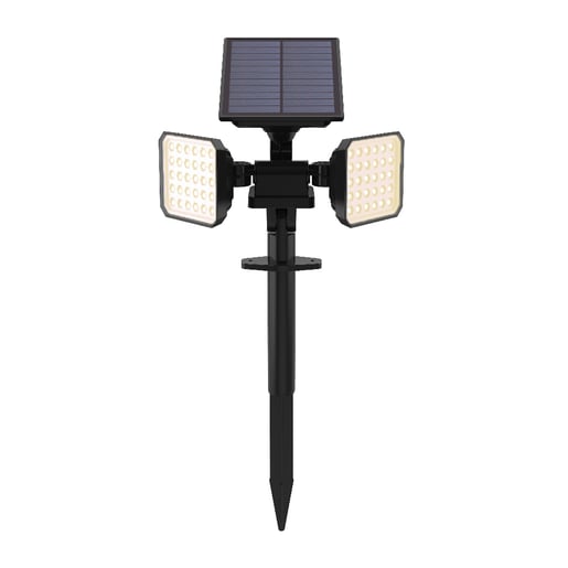 Lámpara Solar con Estaca LED 1.6 W, Luz Cálida Brillante, 2 en 1, IP44, No atenuable