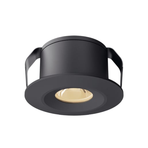 Lámpara Downlight LED Empotrable 1 W, IRC 95, Óptica Dark Light, Luz Suave Cálida, LED integrado