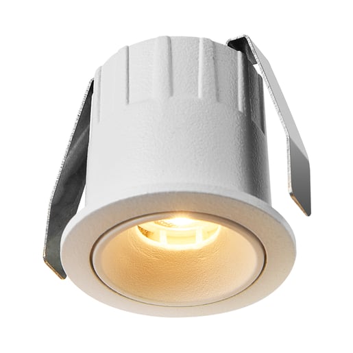 Lámpara Empotrable Mini LED 1 W, Luz Cálida Brillante, IRC 90, No atenuable Lámpara Empotrable Mini LED 1 W, Luz Cálida Brillante, IRC 90, No atenuable