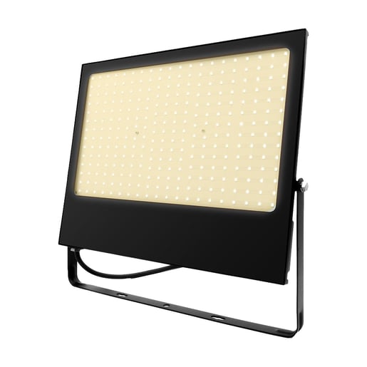 Reflector LED Exterior 200 W, Luz Cálida Brillante, IP66, IK05, No Atenuable, LED integrado